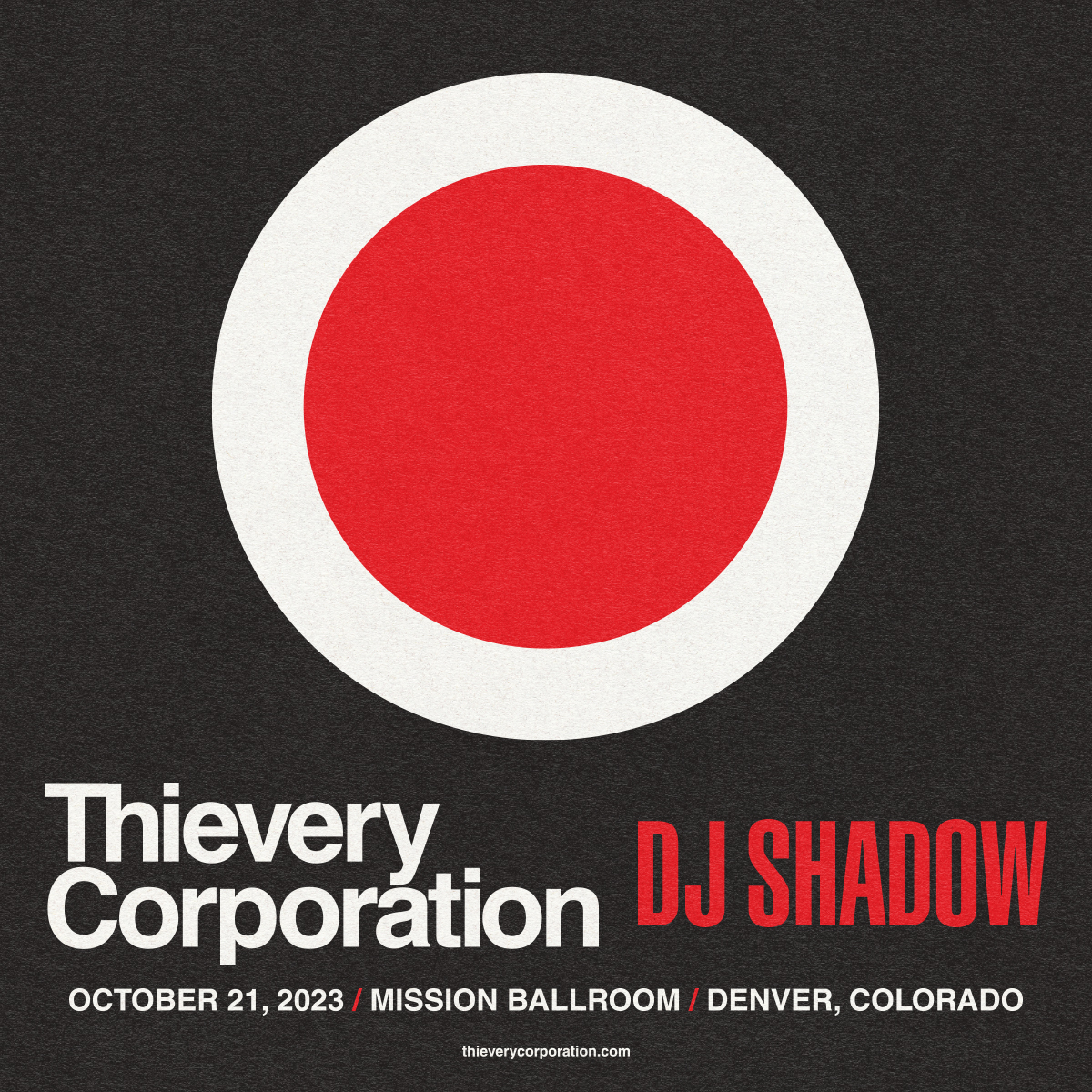 🔮 WIN 2 TICKETS! Saturday 10/21 @ThieveryCorpDC plus @djshadow at @missionballroom Denver! Enter Contests: ➡️ IG: bit.ly/3RTEdLR ➡️ FB: bit.ly/472fpGb Tix: bit.ly/43YFGTJ @RobGarzaMusic @AEGPresentsRM #thieverycorporation #djshadow #missionballroom