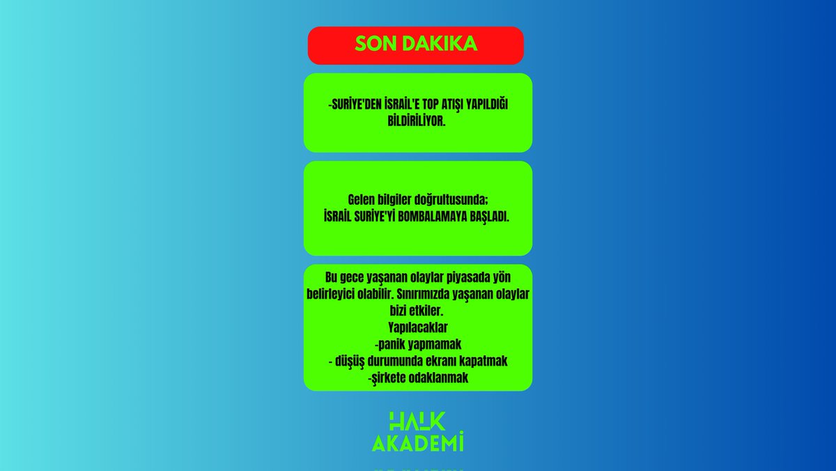 tradebrotherss's tweet photo. https://t.co/iwOlCMb0xM…
|ÖNEMLİ BİLGİ|
Herkese 1 teknik temel analiz hakkı. 
 #IZENR #TATEN #OFYEM #BYDNR #ENRYA #KZGYO #EBEBK #GIPTA #TARKM #thyao #tavhl #pegasus #MIATK #SonDakika #XU100 #borsa #EREGL #sise #tuprs #froto https://t.co/lnKVFWU97T