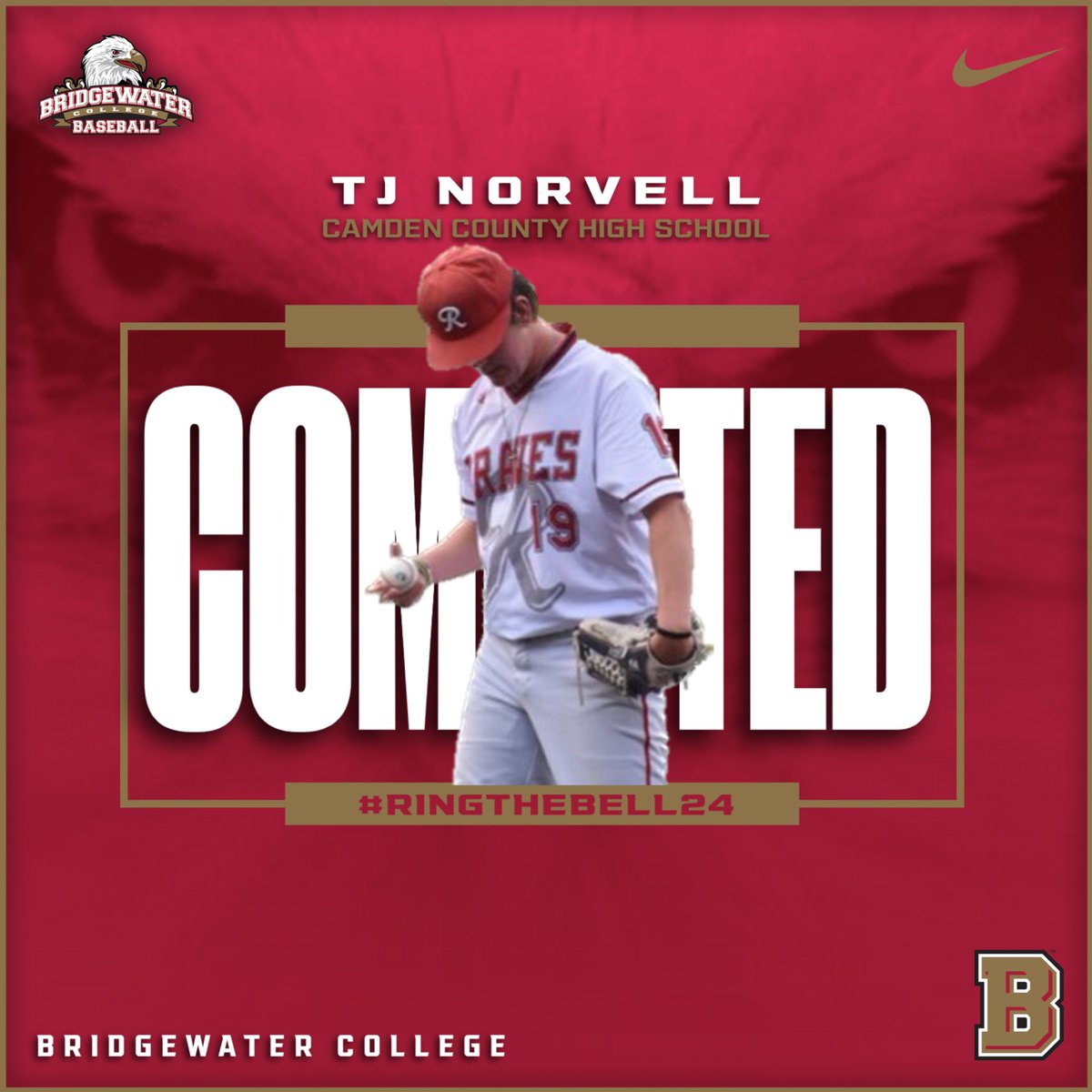 I’m excited to announce my commitment to Bridgewater College. Thank you to God, my family, and my coaches for helping me along this journey 🦅🔔 <a href="/RichmondBraves/">Richmond Braves</a> <a href="/Braves18UPlat/">Richmond Braves 2024 ‘s Page</a> <a href="/AustinNicely14/">Austin Nicely</a>