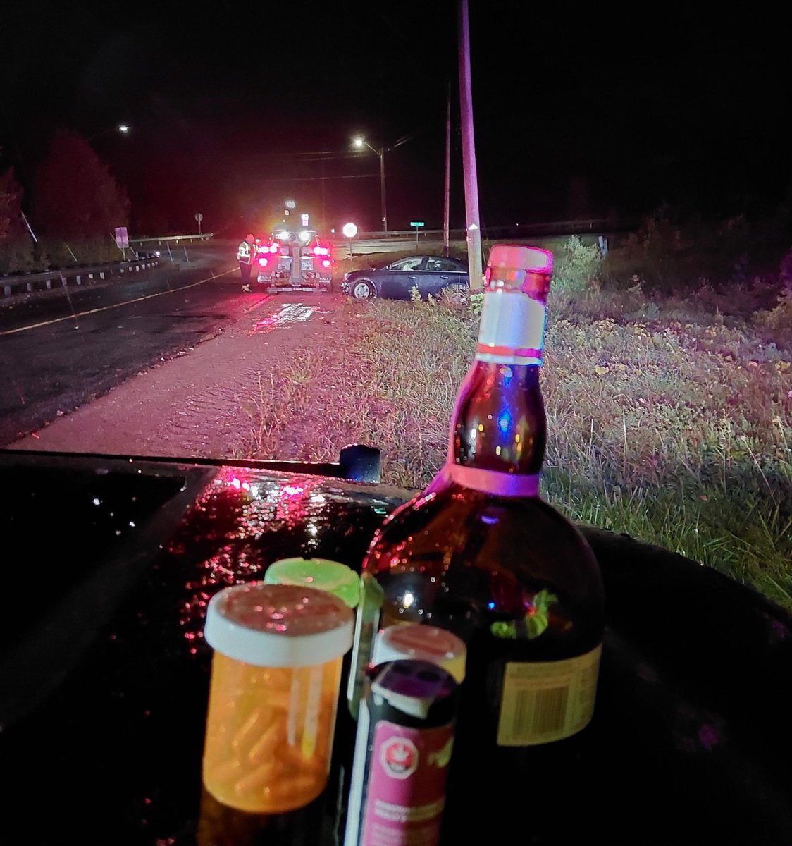 #DufferinOPP charged a 51 year old female driver with impaired operation along with multiple other charges as a result of a single vehicle collision on Blind Line in <a href="/TownofMono/">Town of Mono</a>. Officers located the vehicle wrapped around a light post.