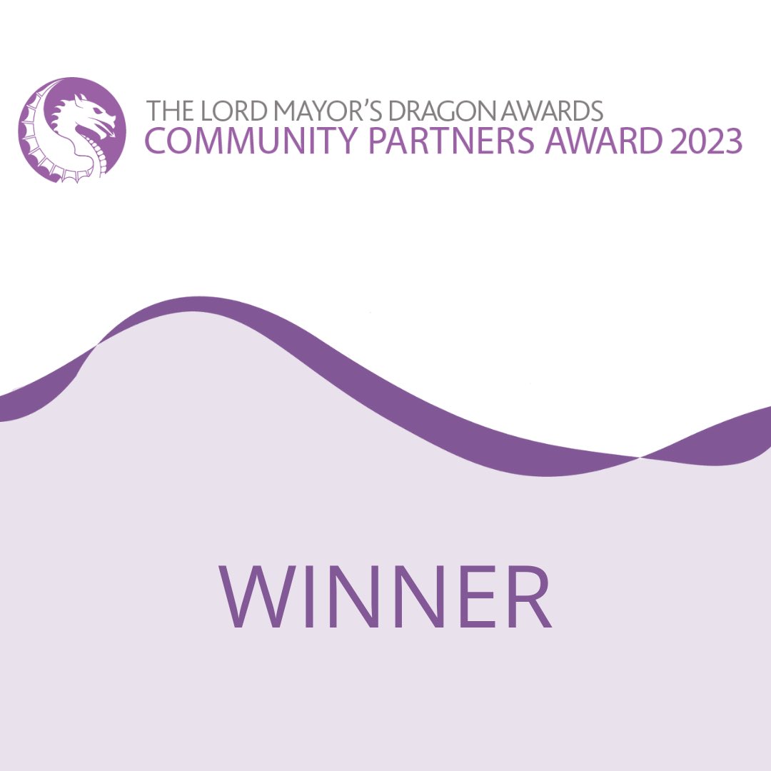 Our second award winners in this year’s Community Partner award are @mediorite and @PwC_UK for their partnership in delivering innovative impact through collaboration! #DragonAwards2023 #SocialImpact #Awards