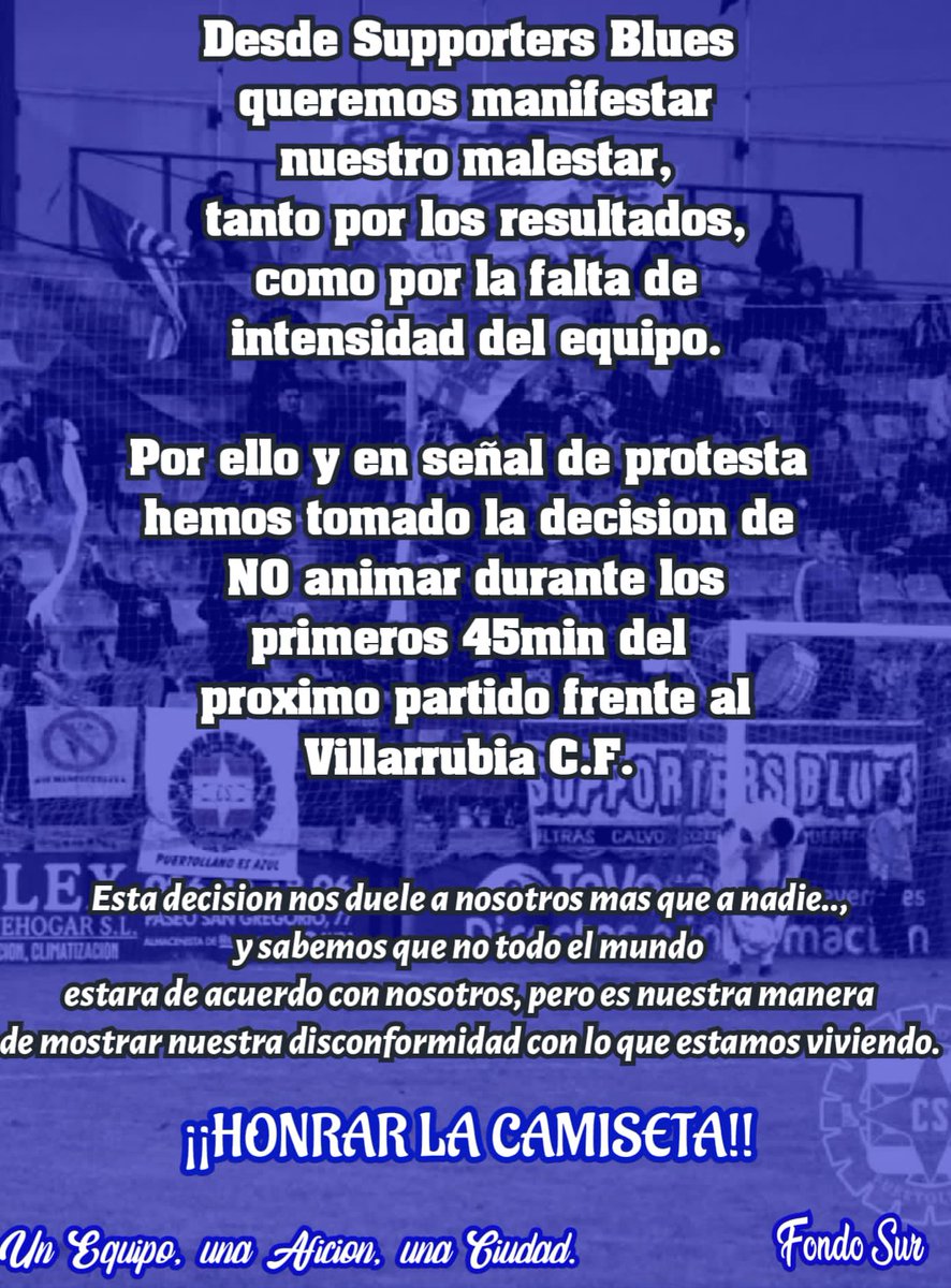 Comunicado oficial 🚨
Cansados de esta situación, sin que nadie de la cara ni nadie se pronuncie, desde Supporters nos vemos obligados ser nosotros quienes lo hagamos. #SB
