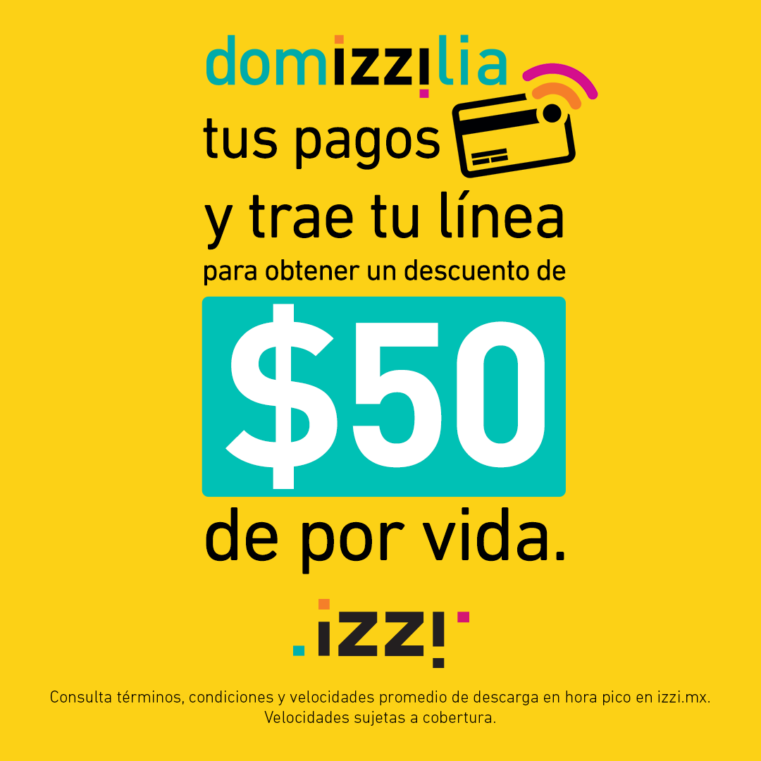 izzi_mx's tweet photo. ¡Los #izziCombos están aquí! Júntalos 👉 https://t.co/XmtCsl5Zw4 y disfruta de Internet 📶​ + Streaming + Canales de TV 📺 en un solo lugar, además #Domizzilia el pago de tu servicio y trae tu línea para obtener $50 de descuento. https://t.co/vm7Q3ghlSI