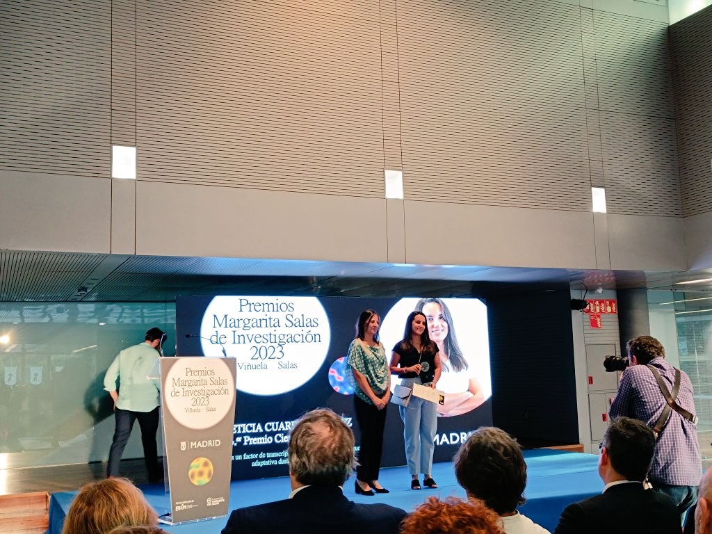 Zazceb's tweet photo. Enhorabuena @LetiCuarental por el premio Margarita Salas de Investigación! Muy orgullosa de ti, por tu esfuerzo, perseverancia e ilusión ⚡. ¡Gracias por dejarnos disfrutarlo contigo! @EDoctorado_UAM @MsalasFundacion @UAM_Madrid @MADRID #premiosmargaritasalas #Ciencia https://t.co/Tm9cAdVw8w