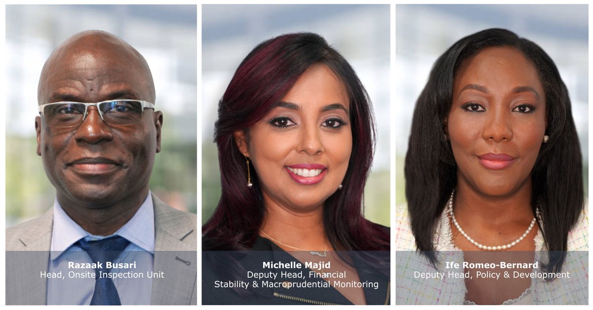 #CIMA is pleased to confirm the appointments of Razaak Busari, Michelle Majid and Adanna Romeo. Congrats to all and we look forward to your continued success in your new roles.

To read the full story, visit buff.ly/3rKeSto