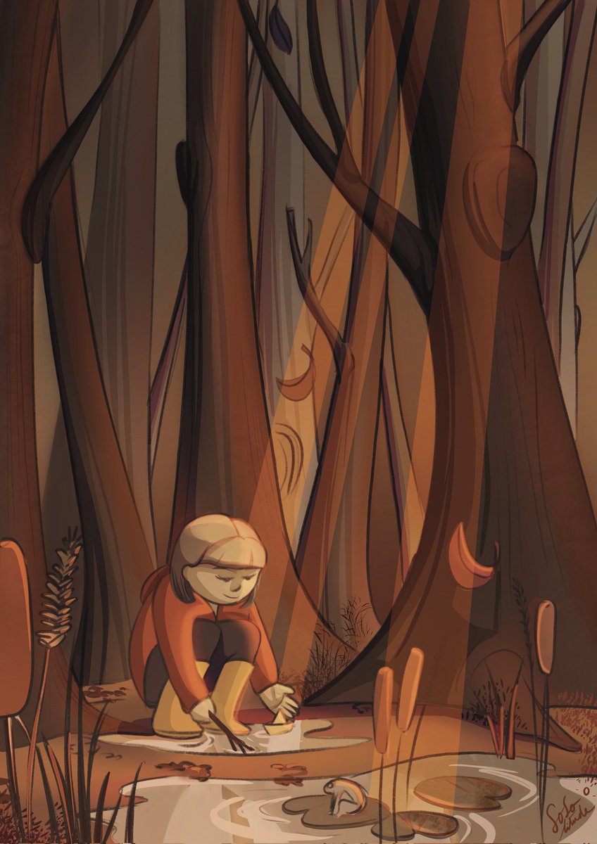 _sosolitude's tweet photo. Hi, #PortfolioDay ! ☀️
I am a junior illustrator who likes to draw a little bit of everything depending on the period ! 🍂🎃 https://t.co/QD5XJCZ5MM