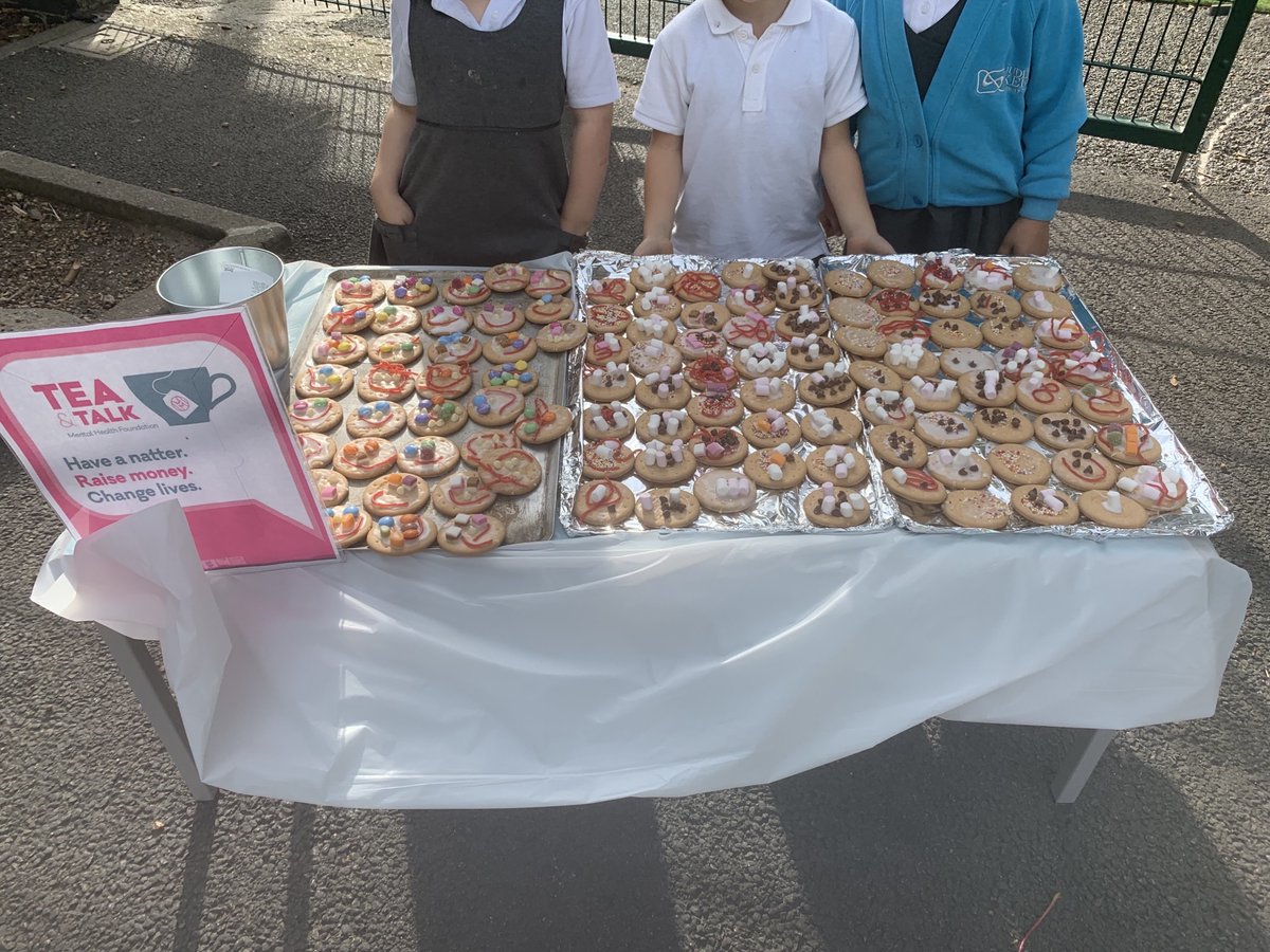 Today EYFS made some tasty treats to raise awareness of World Mental Health Day. Thank you to everyone that donated. We raised just over £80. #mentalhealthday #EYFS And how lovely, too, of the Friends of JKPS for buying all the staff a coffee today! fojkps.org