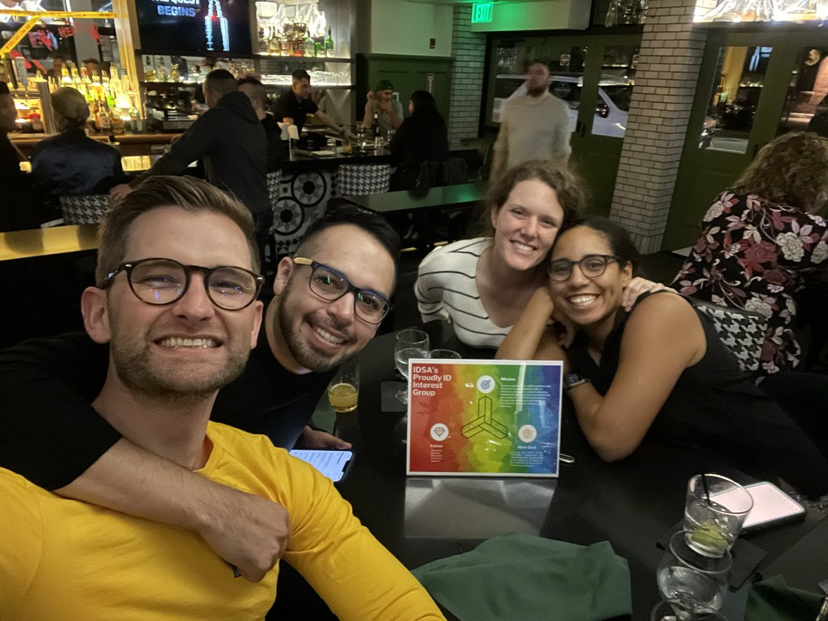 Bill Wilson (he/him) (@billicillin) on Twitter photo We making plans, y’all!! The IDSA’s LGBTQIA+ interest group #ProudlyID’s leadership getting together to finalize plans for the fun to come this week! Watch this space for updates! #IDWeek2023 🥳😍🏳️🌈
<a href="/Anais_Ovalle/">Anais Ovalle MD MPH (she/her/ella)</a> <a href="/RMGmdID/">Raul Macias Gil</a> <a href="/IDSAInfo/">IDSA</a> <a href="/SIDPharm/">SIDP</a> <a href="/HIVMA/">HIV Medicine Association</a> <a href="/SHEA_Epi/">SHEA</a> We making plans, y’all!! The IDSA’s LGBTQIA+ interest group #ProudlyID’s leadership getting together to finalize plans for the fun to come this week! Watch this space for updates! #IDWeek2023 🥳😍🏳️🌈
<a href="/Anais_Ovalle/">Anais Ovalle MD MPH (she/her/ella)</a> <a href="/RMGmdID/">Raul Macias Gil</a> <a href="/IDSAInfo/">IDSA</a> <a href="/SIDPharm/">SIDP</a> <a href="/HIVMA/">HIV Medicine Association</a> <a href="/SHEA_Epi/">SHEA</a>