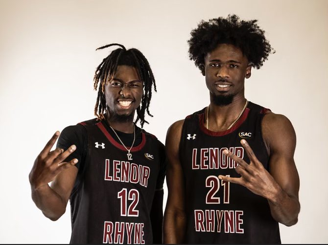 We know you miss these faces. We are proud of Jaheim Taylor and Chase Mebane. We can’t wait to watch them hit the court for Lenoir-Rhyne University 💪🏼

#njcaa #ncaa #jucoproduct #juco