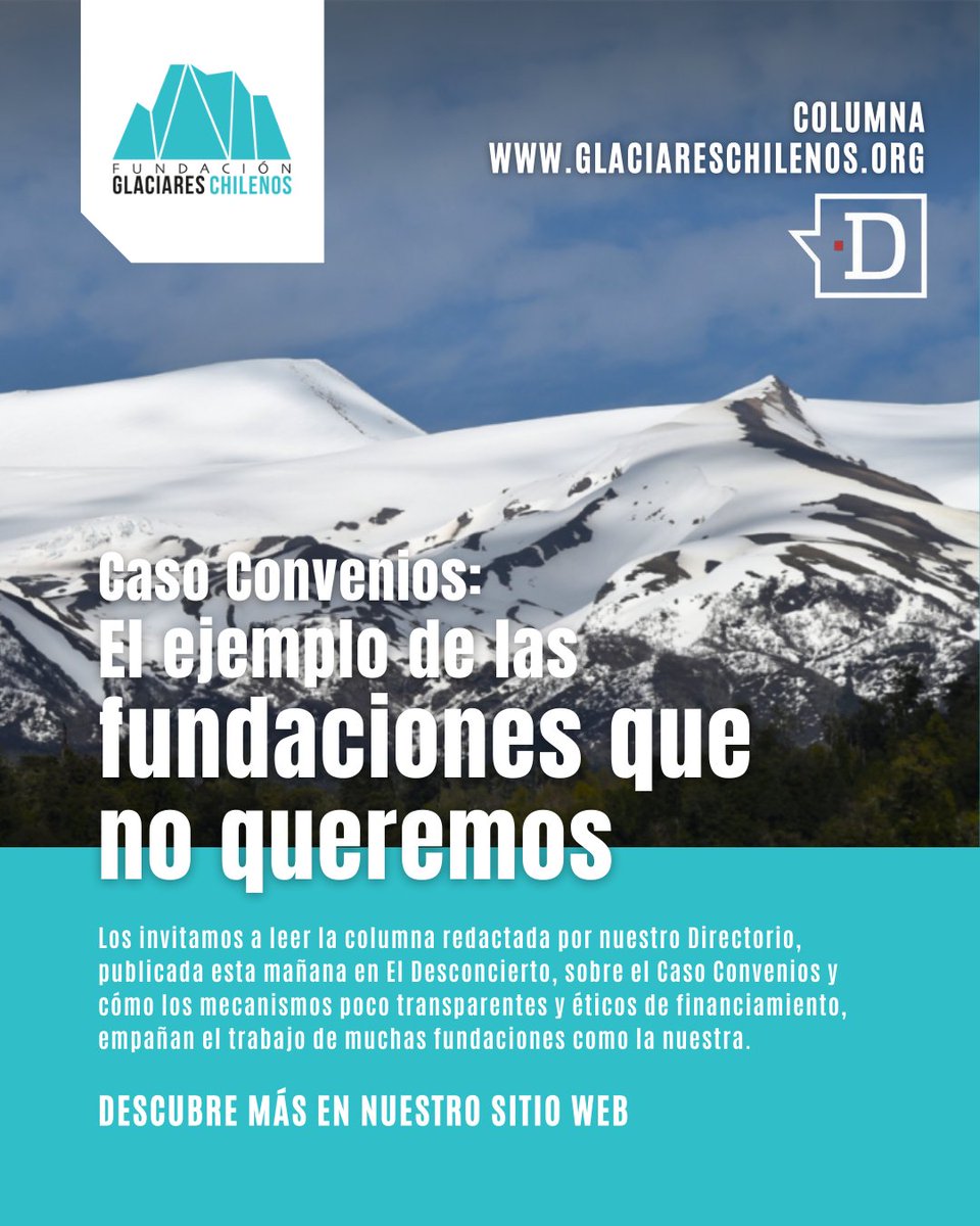 Fundación Glaciares Chilenos tweet media