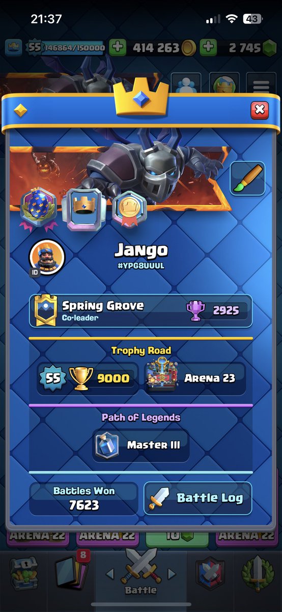 JangoFN's tweet image. Finally reached 9k 😫