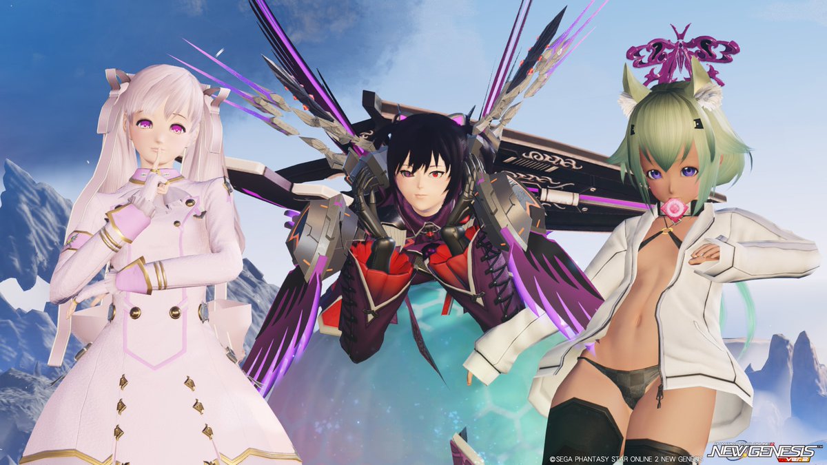 surku_ship1's tweet photo. メンテの日だからSS上げるよ!!

撮影場所は目茶苦茶高所ですが笑
昔みたいに写真加工したいけど、多分編集する時間は無いだろうなぁ～…

Charaさん
のんさん
撮影感謝です(*-ω人)
#PSO2_NGS 
#PSO2NG_SS 
#メンテの日なのでSS貼る https://t.co/SMNrMhE24V