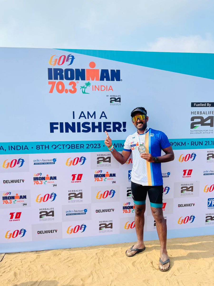 Way to go, Mr. DC @shanavas121. You'll have inspired many with this mammoth achievement. No easy feat. Congratulations, Ironman.