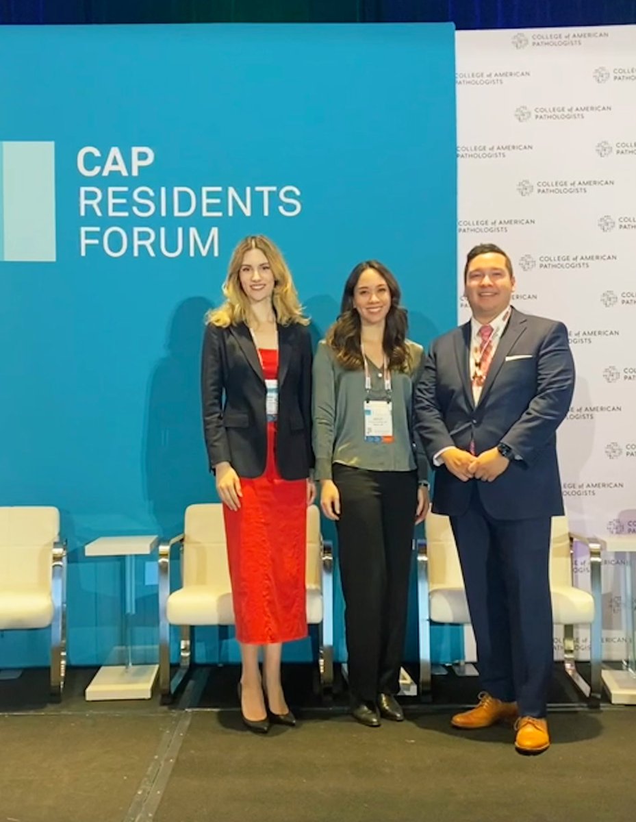 Had a wonderful time at the CAP Fall meeting, and had the opportunity to share more about <a href="/CAPFndn/">CAP Foundation</a>’s work as the Junior Member Director! Here with <a href="/BIDMCpath/">BIDMC Pathology</a> <a href="/AshleyGochoco/">Ashley Gochoco, D.O.</a> <a href="/MarcAnthony_Rod/">Marc Anthony Rodriguez, MD, MBA</a> #CAP23 #pathology #CAP