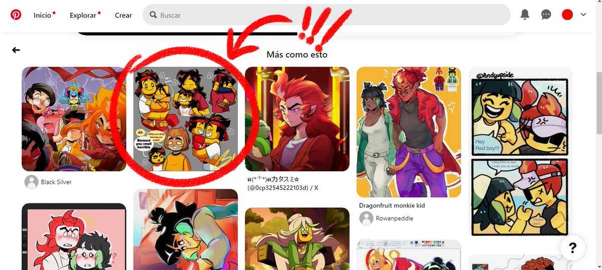 Miss_Conner3's tweet photo. This was a surprise to me, to say the least… as you can see.
This user uploaded my art to Pinterest without my permission and without crediting it. I wouldn't have found out about this if I hadn't looked for references on the page today. 
#LEGOMonkieKid #pinterest #thisisnotcool https://t.co/1x1SDQ8Uwn