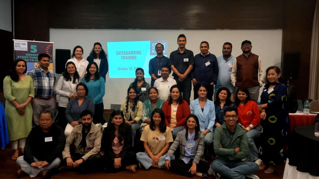 Start Fund Nepal effectively organized Safeguarding training✍️ for its member organizations. #safeguarding In total, 23 members from both LNNGOs and INGOs enthusiastically participated in the sessions🙏. The training sessions were led by World Vision International Nepal. #WVI