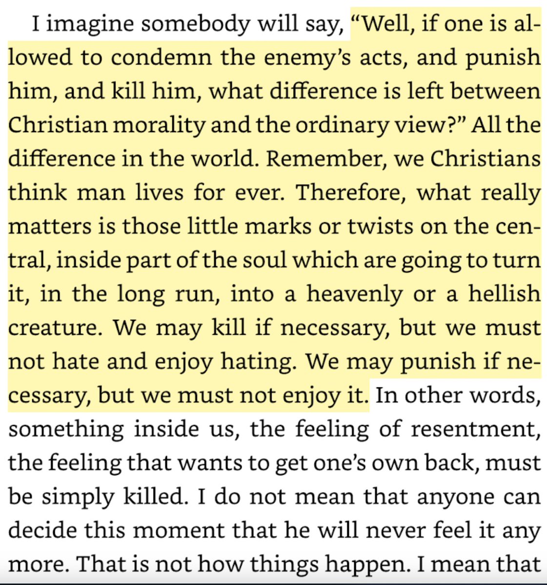 reading C.S Lewis and it's good timing