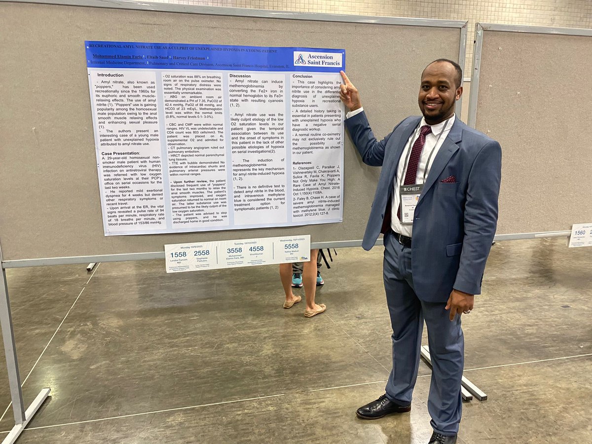 StFrancis_IMres's tweet photo. Itβs truly exciting to witness our outstanding residents presenting their projects at #CHEST #CHESTnetwork #ACCPCHEST #Match2024 #USMLE #MedTwitter #internalmedicine
We are proud of you all - Mohammed Elamin Faris, Stella Meng, Eltaib Saad πππ https://t.co/zXatsaLcNd