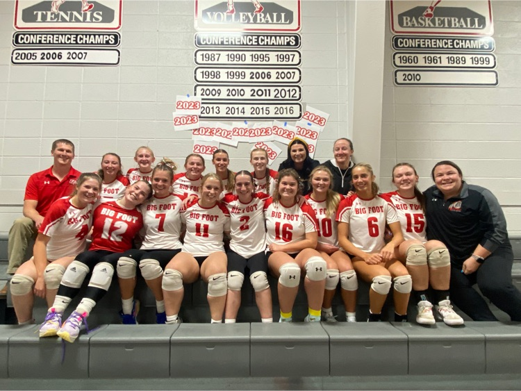 bfathletics's tweet photo. Congratulations to our Volleyball team for earning a Co-Conference Champs title tonight!! https://t.co/vrWAU3oUQW