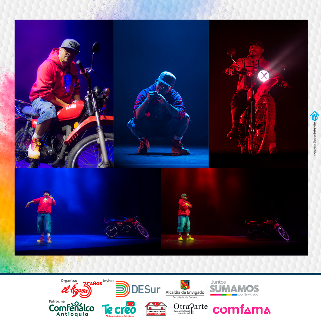 festiteatroenvi's tweet photo. #AsíVivimosElFestiteatro con @ElParcerodel8 con "Olor a Barrio". Nos llevó de la risa al llanto. ¡Majestuoso!
El Festiteatro Envigado organizado por #ElÁgora con el apoyo de
@AlcaldiaEnv
#Desur
@ComfenalcoAnt
#TeCreo
@susoelpaspi
@Comfama https://t.co/mvLkX7NiaY