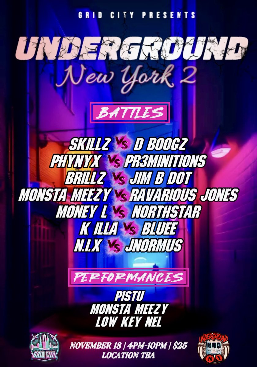 Updated flyer‼️‼️‼️
November 18!! Be there!! 
#GridCity #WhereItAllStarts #Subscribe <a href="/HarlemGreen3/">Harlem Green 2K22</a> <a href="/MzIrr3plac3abl3/">BossLady</a>