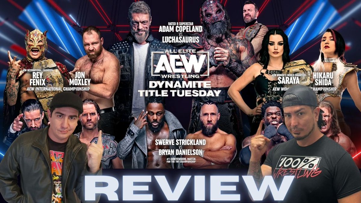 Aqui el #Review de #AEWDynamite
#TitleTuesday con #ElCaballerodelWrestling y #LaGloria @MikeDagger84
Aqui ---- youtube.com/live/QZPoYqvKc…
@100wpodcast @Wargeadicto @DrLuchalibre @BarbudoPR @MrTokensTV @ElGeorgeRiveraR