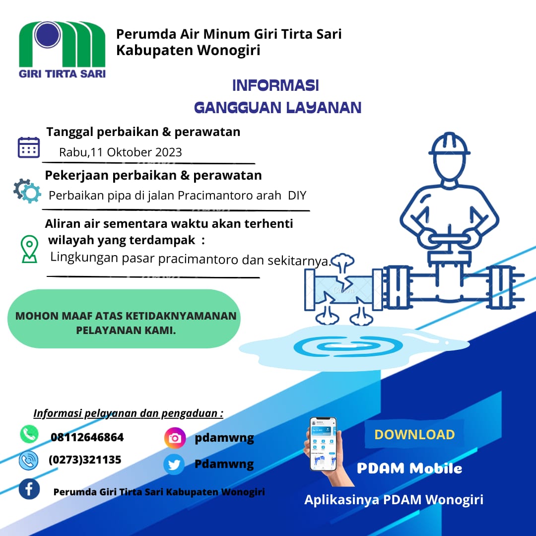 PUDAM Wonogiri (@pdamwng) on Twitter photo 