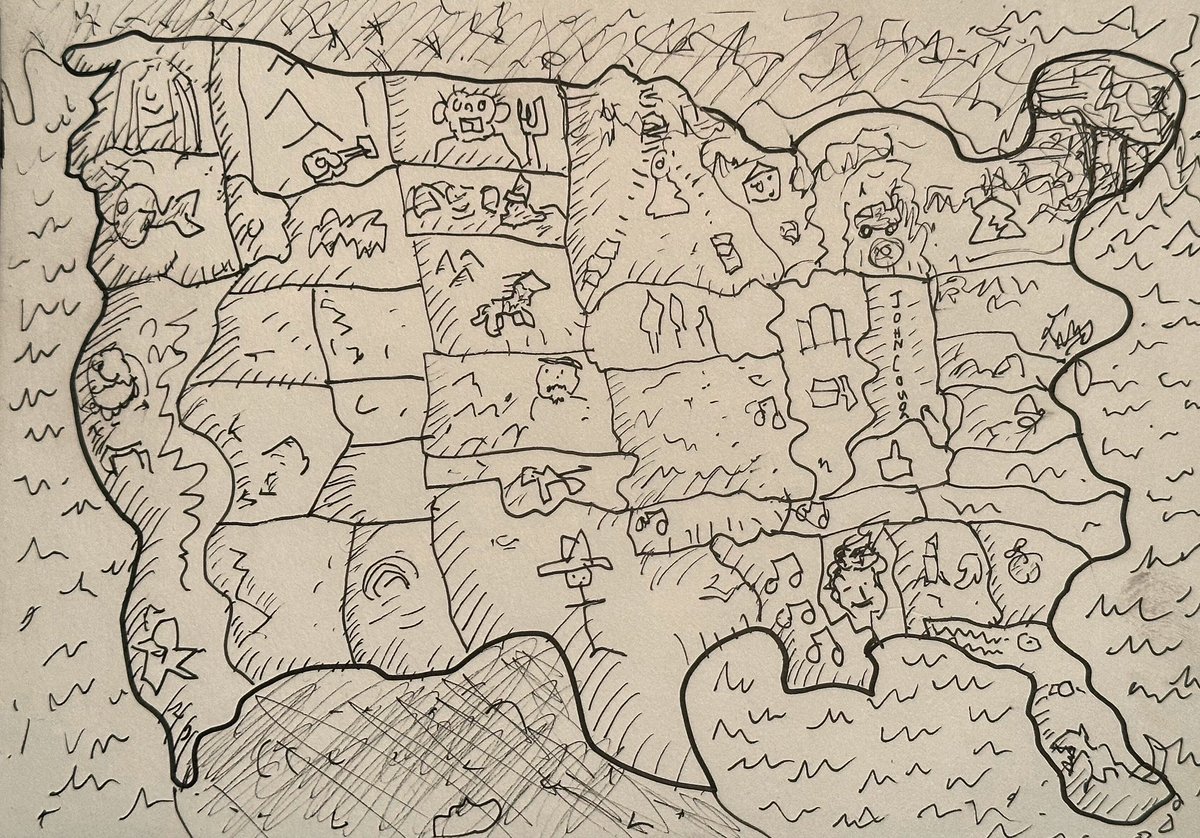 FaheyGraphic's tweet photo. #inktober #inktoberday5 #map #art #drawing #ink #illustration #sketch #artist #sketchbook #draw #inktober2023 https://t.co/AYzoqwkSwS