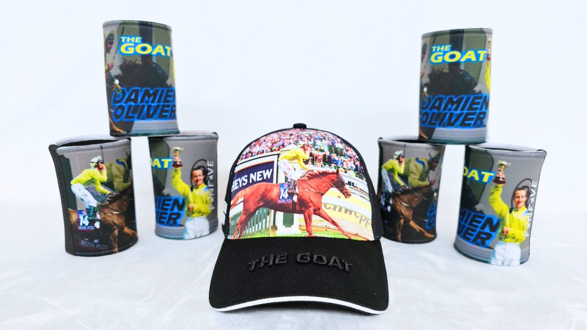 Order your Damien Oliver Collectors Merchandise online now to secure one of these iconic pieces! Head to- fanfave.com.au/collections/da…
#damienoliver #FanFave #TheGOAT #HorseRacing