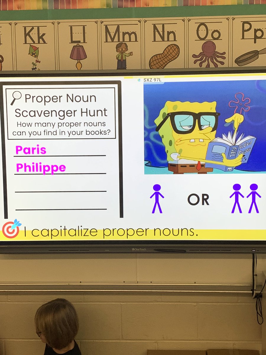 MsHooverBRE's tweet photo. We are learning all about proper nouns this week! WeBelieveinBRE https://t.co/8EDmgJzLDT