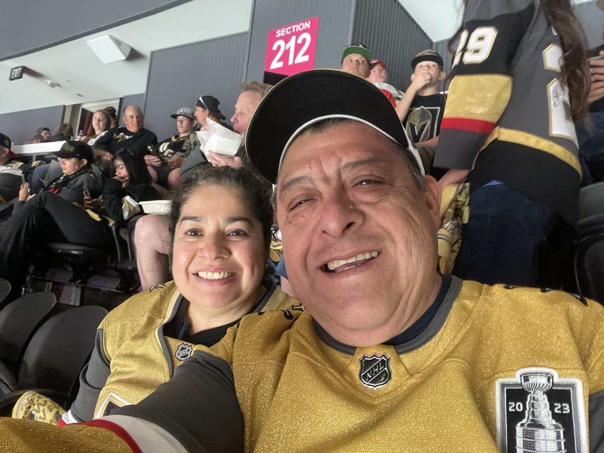 ricsar1105's tweet photo. Let’s go! #vgk #dayfingone #vegas #goldenknights #stanleycupchampions #raisingthebanner #seasonopener https://t.co/h9EEFGJ2xa