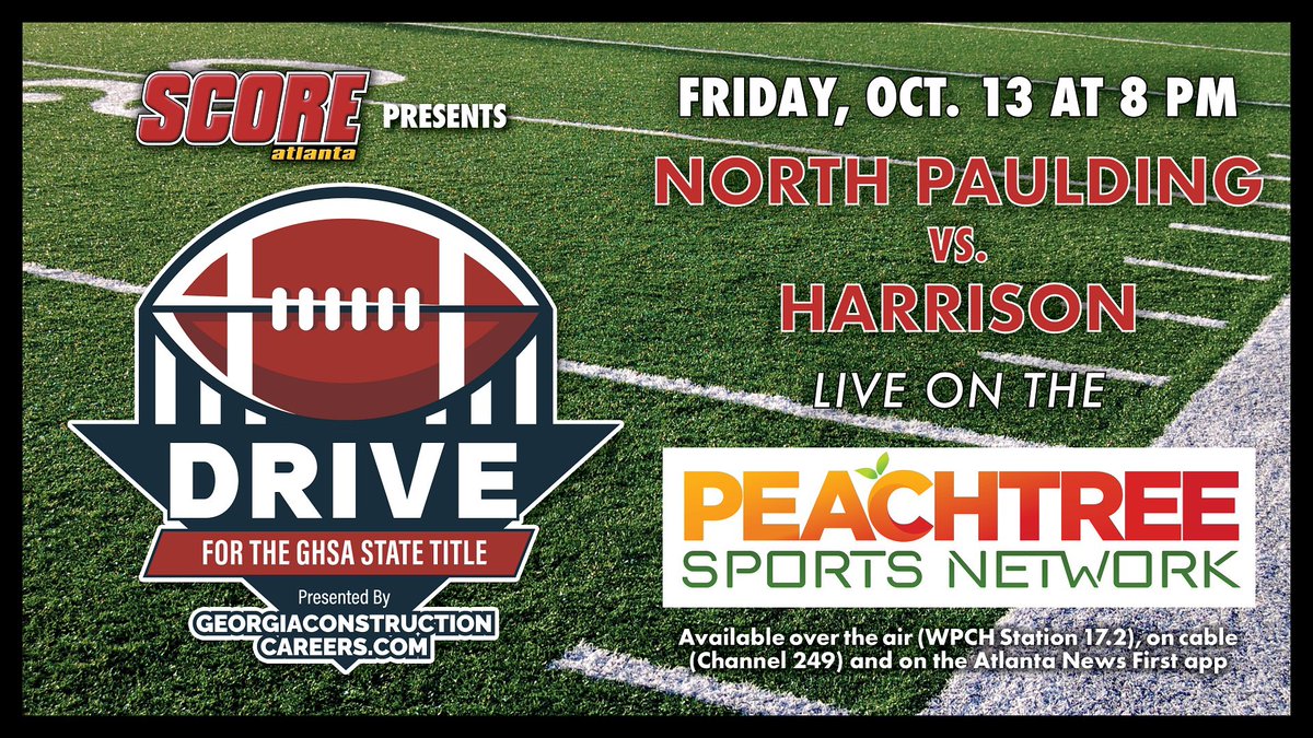 RFWexperience's tweet photo. Week two on Peachtree Sports Network! https://t.co/ipcvPuTWh5
