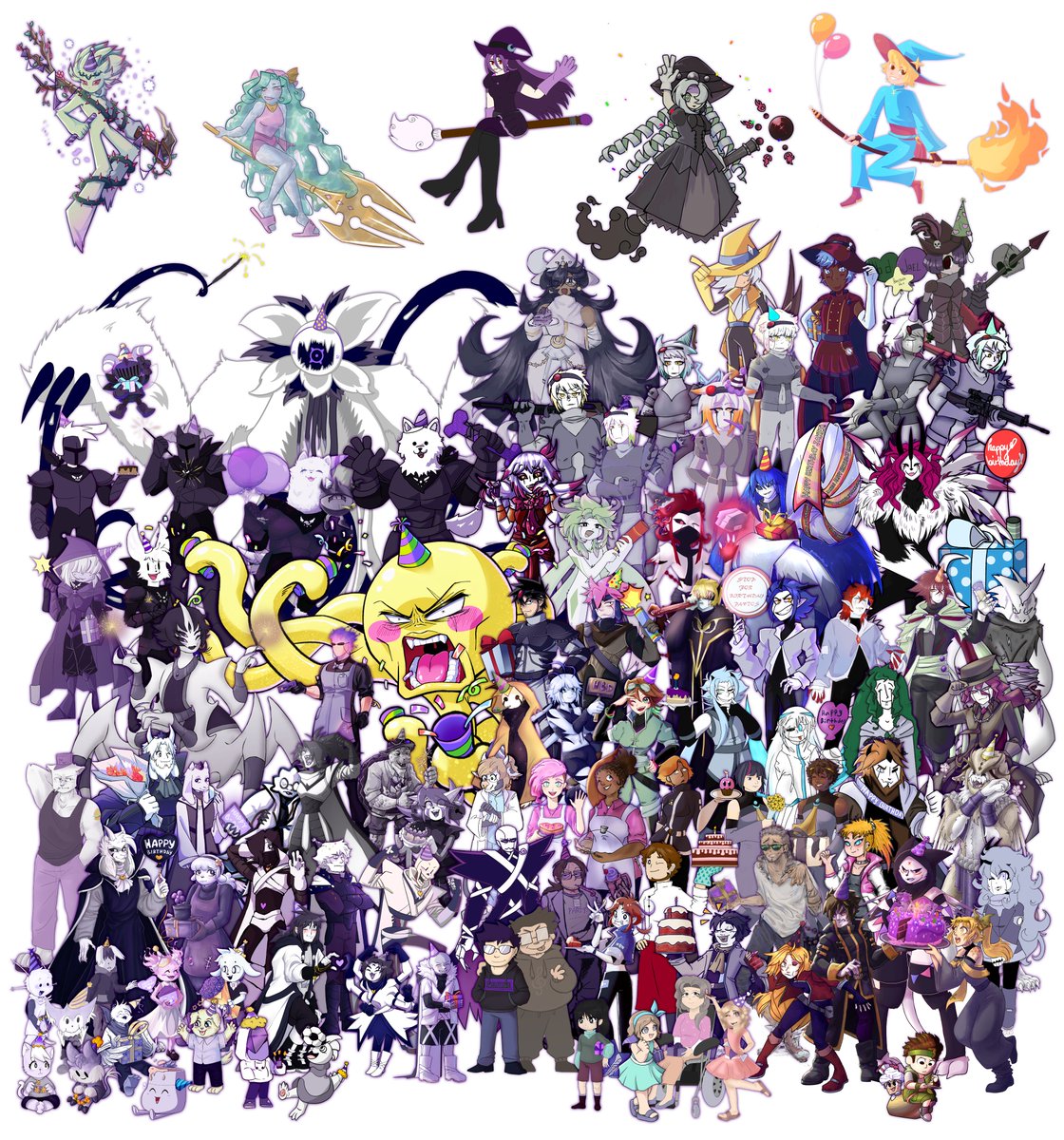 CornMayor's tweet photo. A little Happy Birthday collaboration to Jakei from 100 and something people. Enjoy! All credits are in the document below!
#Metadora #XTale https://t.co/b6hXyBFIgb