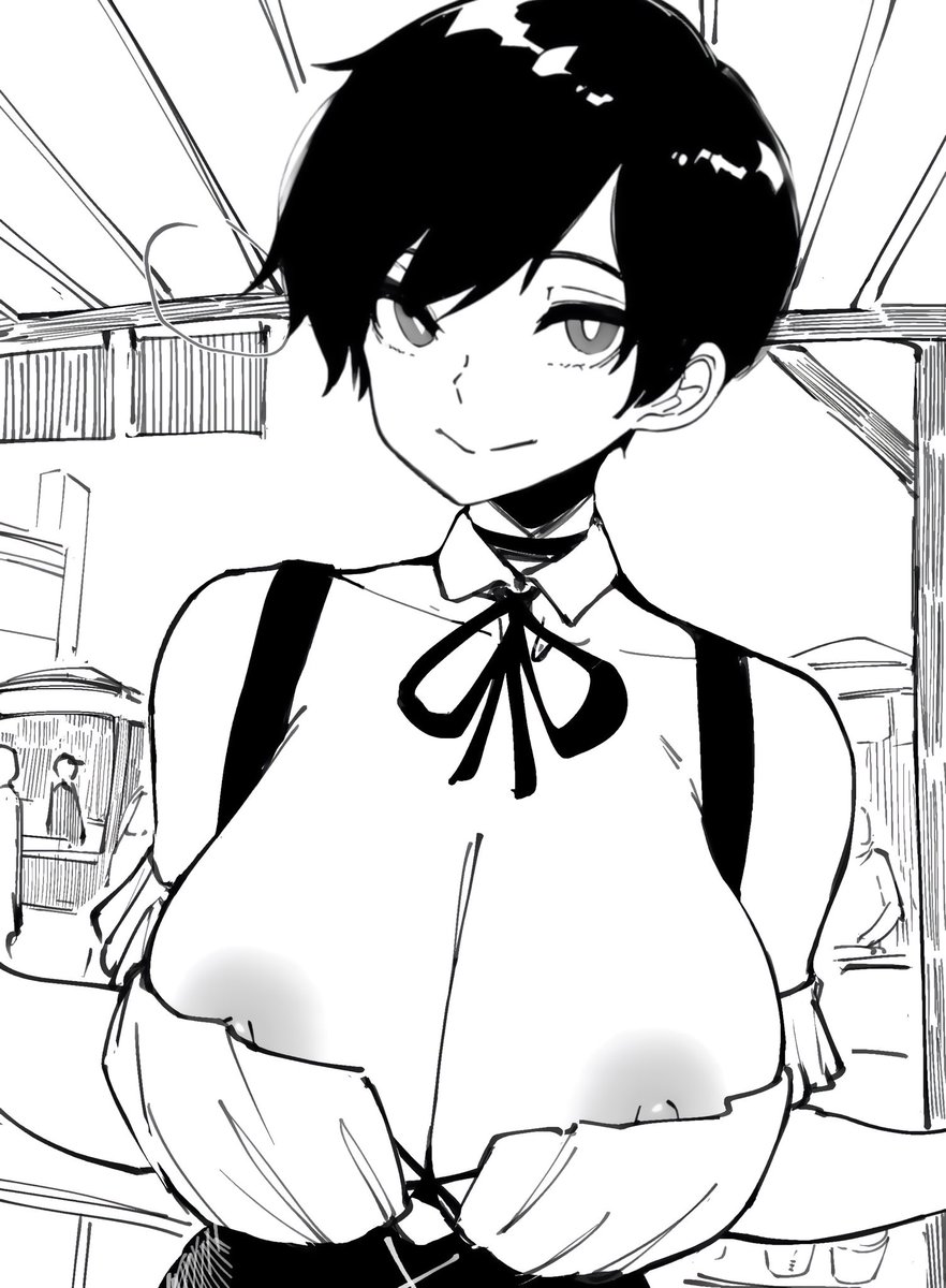 The_Office_Lady's tweet photo. “Hello, luv. What would you like to drink?”

#tittytuesday #lewd #nsfw #tomboy https://t.co/WXMdqsKTCm