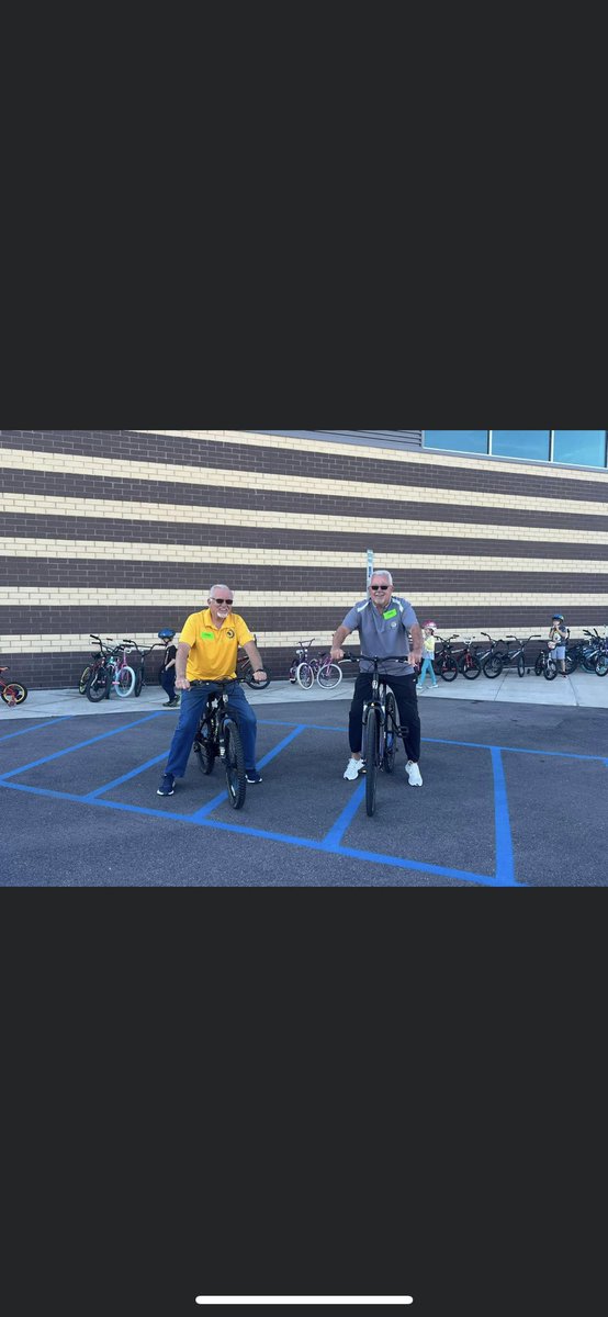 Great start to bike week. 2 mayors showed up to ride. Thank you Mayor Ragland (Warrior) and Mayor Hogeland (Gardendale). We appreciate you for spending time with our students!