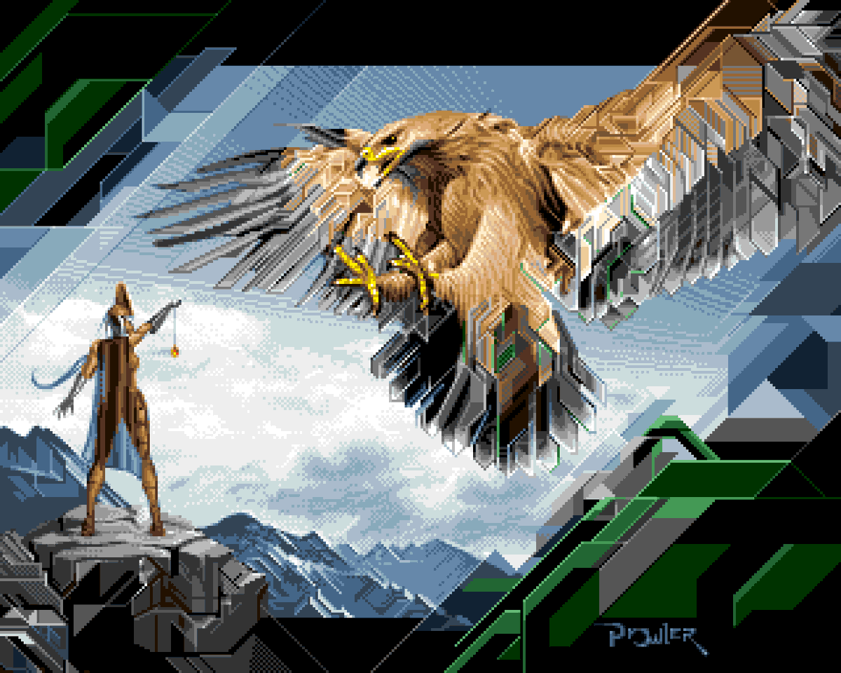prowler_GFX's tweet photo. Hey #PortfolioDay ✨ believe it or not I am still here! Some #birds #eagle and other bewinged creatures. #pixelart #Amiga500 #C64 https://t.co/DwKsUF3BnM
