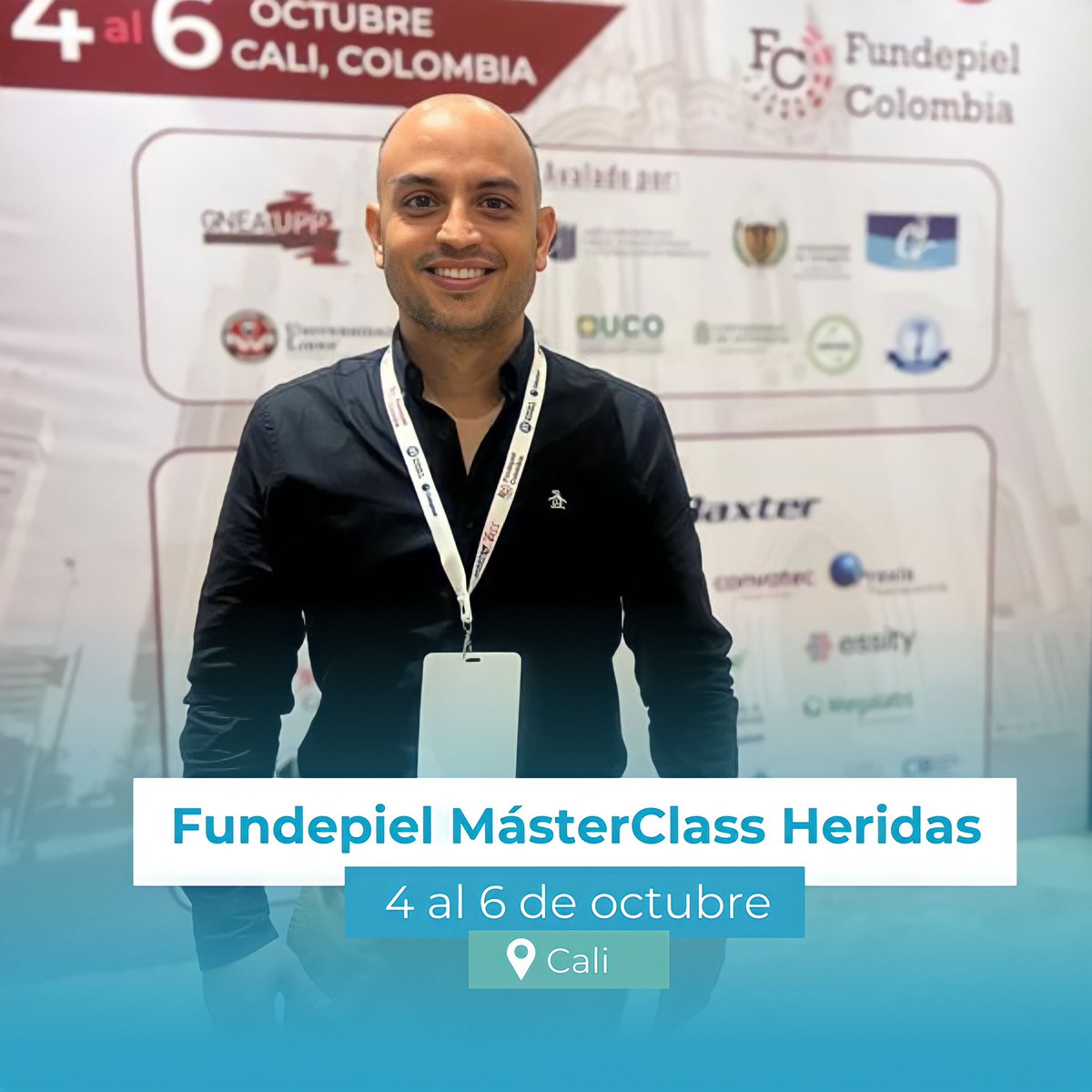 wolmarkxm's tweet photo. ¡Natrox en Fundepiel MásterClass Heridas! 🌟 @FundepielCol 

Del 4 al 6 de octubre, estuvimos en Cali participando en este evento extraordinario. Durante esos días, compartimos nuestra tecnología de vanguardia para la curación de heridas complejas. https://t.co/WSHDERG6gY