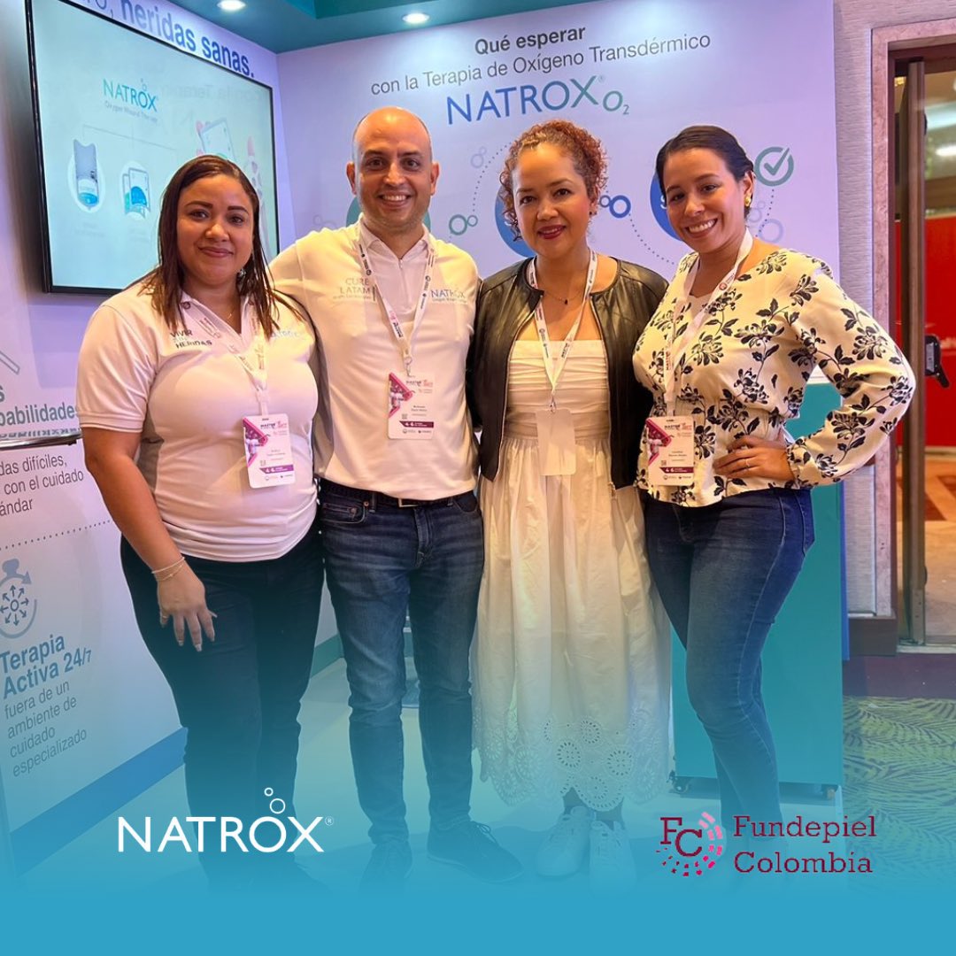 wolmarkxm's tweet photo. ¡Natrox en Fundepiel MásterClass Heridas! 🌟 @FundepielCol 

Del 4 al 6 de octubre, estuvimos en Cali participando en este evento extraordinario. Durante esos días, compartimos nuestra tecnología de vanguardia para la curación de heridas complejas. https://t.co/WSHDERG6gY