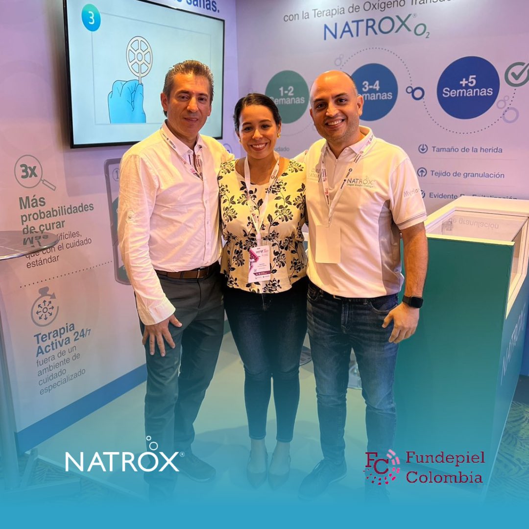 wolmarkxm's tweet photo. ¡Natrox en Fundepiel MásterClass Heridas! 🌟 @FundepielCol 

Del 4 al 6 de octubre, estuvimos en Cali participando en este evento extraordinario. Durante esos días, compartimos nuestra tecnología de vanguardia para la curación de heridas complejas. https://t.co/WSHDERG6gY