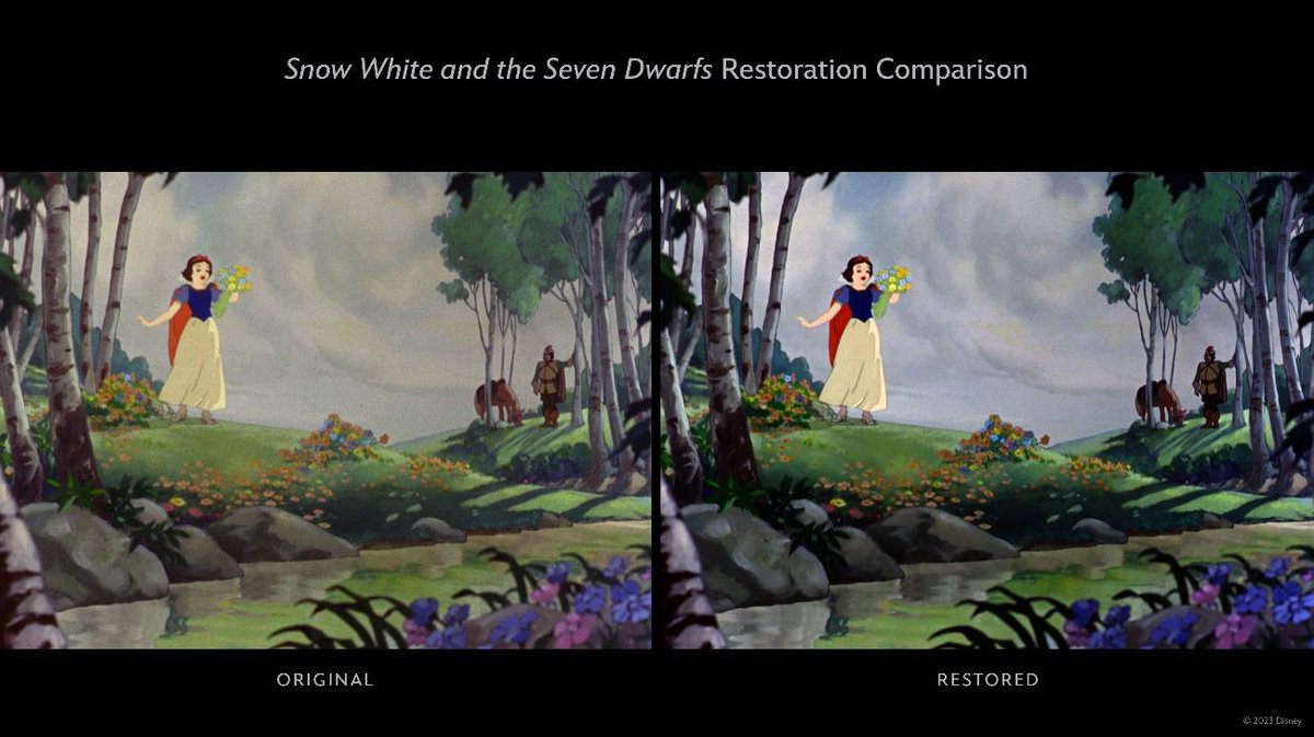 ToursCinema's tweet photo. #BlancanievesYLosSieteEnanitos se #Reestrena en #DisneyPlus  en Forma restaurada y en #4k
La clásica película original de #WaltDisney estrena el 16 de octubre como parte de la celebración del 100° aniversario de #Disney https://t.co/h5R8Z9A1LZ