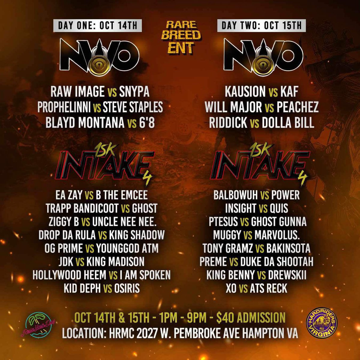 uncleneenee's tweet image. @RosenBergRaw610 🫡 tapping in to see the possibility of letting some of us #RBEintake join you for a walk sometime this week before our 2 day event this weekend!! Oct 14th-15th