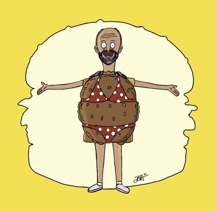 Happy Birthday <a href="/lorenbouchard/">loren bouchard</a> ! 
You created some of my favorite shows starting with Dr. Katz, Home Movies, Bob’s Burgers and Central Park!  I drew this portrait of you after the Bob’s Burgers Movie Premiere in LA!  Hope you have an amazing day!