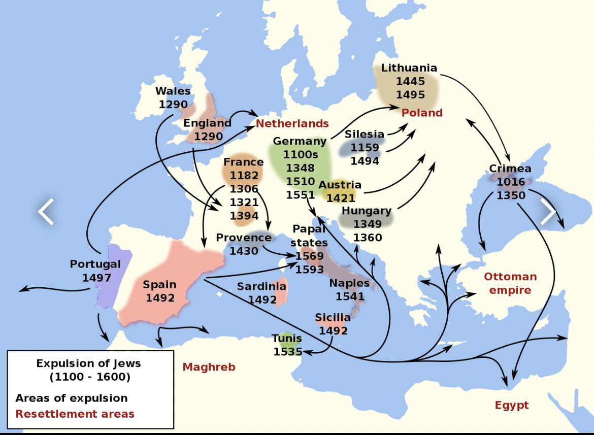 ErdemOzveren571's tweet photo. Öyle pis bir Millet ki
Nereye giderlerse gitsinler 
Kovuldular ⚠️

1290 🇬🇧 İngiltere Kovdu.
1348 🇩🇪 Almanya kovdu.
1614 🇩🇪 Almanya tekrar kovdu.
1933 🇩🇪 Almanya 3.defa kovdu.
1421 🇦🇹 Avusturya kovdu.  
1670 🇦🇹 Avusturya tekrar kovdu.  
1630 🇧🇷 Brezilya kovdu.
1240-1933  🇫🇷Fransa 13 defa kovdu.
1492-1593 🇮🇹 İtalya 4 defa kovdu.
1349 Macaristan 🇭🇺 kovdu.
1492 🇪🇸 ispanya kovdu.
1496 🇵🇹 Portekiz kovdu.
1968 Polonya 🇵🇱 kovdu.
1945 Rusya 🇷🇺 kovdu.
1535 Tunus 🇹🇳 kovdu. 

3 Gündür ✈️ akın akın ülkemize giriş
yapıyorlar Tehlikenin Farkında mısınız?

 #GazzeÖlüyor