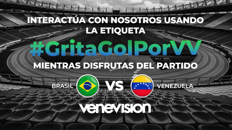 ¿Te gusta más #Brasil 🇧🇷? Dale 🔁
¿Apoyas a #Venezuela 🇻🇪? Deja tu ❤️
Y sigue usando la etiqueta #GritaGolPorVV ⚽