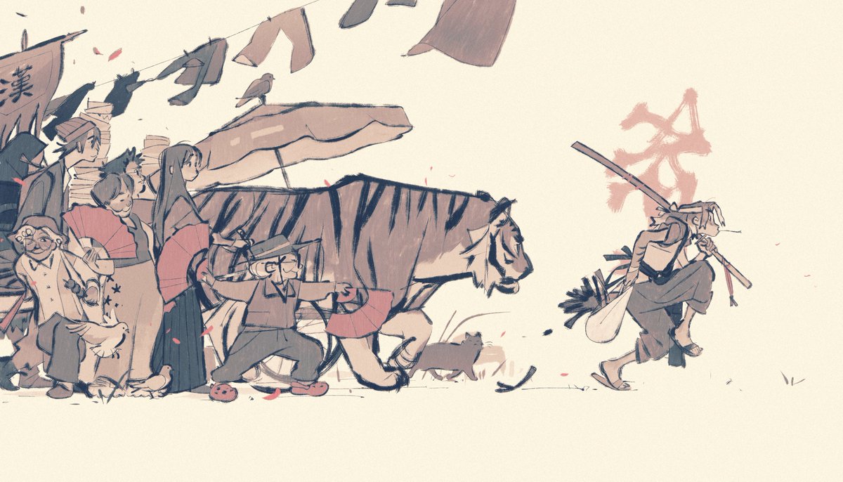 cronchybaguette's tweet photo. last minute print for lightbox! roo's goofy march https://t.co/Yrf5DzfEYD