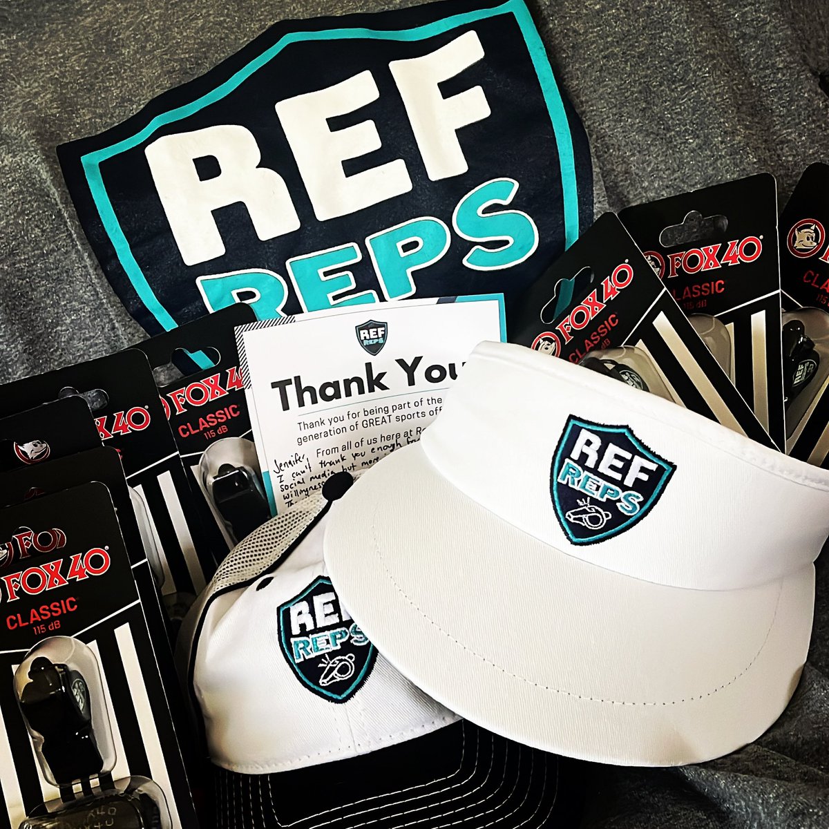 restingrefface's tweet photo. Thank you @RefReps ! For the swag! Iβll be sure to hand out new @fox40world whistles to the guys for #txhsfb #fridaynightlights #education #training #footballreferee #linejudge https://t.co/iGoOmP2bah