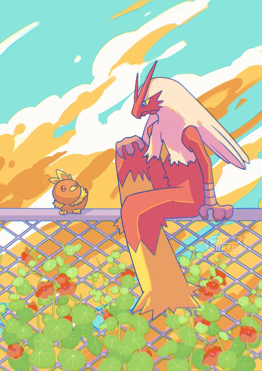 milkshreds's tweet photo. Hello  again #PortfolioDay ! 
I'm Jen and I like to draw Pokemon fanart using vibrant colours 🥰 https://t.co/3JHy6lY3BW