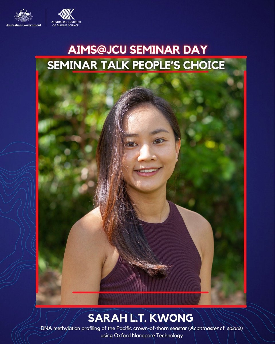 AIMS at JCU students dived into scicomms at their annual seminar day. The #PhD candidates showcased their cutting-edge research on #marinescience in a series of seminar + poster presentations, and speed talks.

Congratulations to all speakers and winners 👏