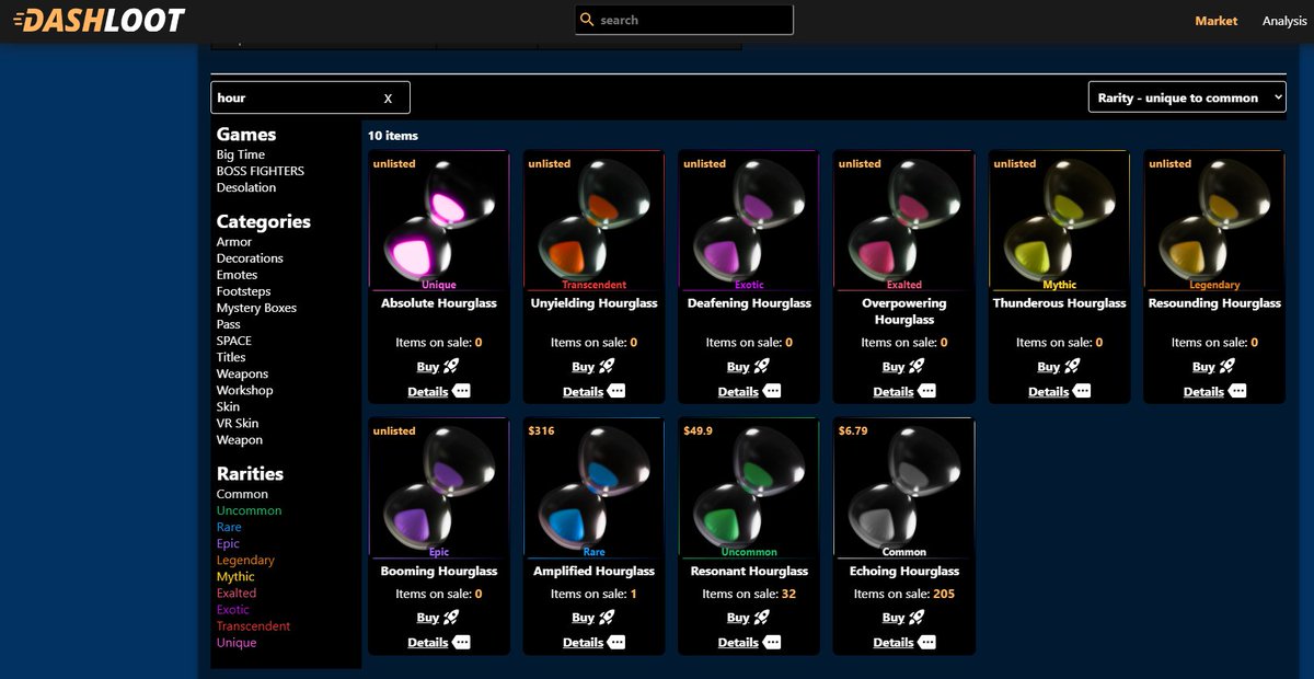 VastVig's tweet photo. Which Hour Glass are you crafting in @playbigtime?   

Let us know what Hourglass you're targeting and how many you plan on crafting👇 

⌛️🔥

#Vastimpact #BigTime #Gaming #Dashloot #Gamer #web3 #Openloot https://t.co/ujf07oa1wu
