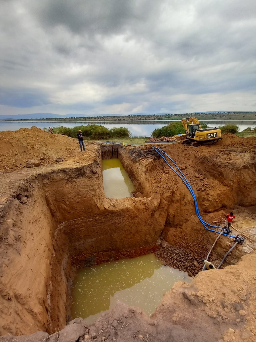 ImigongoFarms's tweet photo. Check out progress at suction chamber and pipe digging works at #ImigongoFarms in Ndego, #Rwanda!
Our team is working hard to install a drip fertigation system that will help us conserve water and improve crop yields. #dripirrigation #sustainablefarming ๐ท๐ผ
#farmingAfrica https://t.co/fWFHA8Q2s5